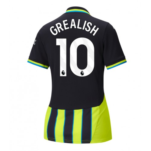 Ženski Nogometni dresi Manchester City Jack Grealish #10 Gostujoči 2024-25 Kratek Rokav